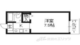 プレジール今堀間取り図面