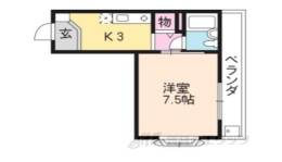 宮崎マンション２間取り図面