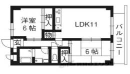 メゾンドール奥文間取り図面