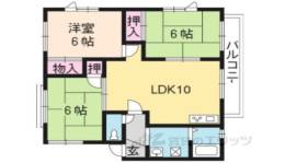 ＷＥＳＴ　ＨＩＬＬ２間取り図面