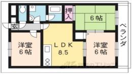 第３６長栄ガーデンハイツヤマキ間取り図面