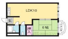 シャトー観月橋間取り図面