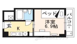 コスモリード京都今出川間取り図面