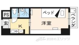 コスモリード京都今出川間取り図面