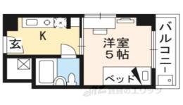 コスモリード京都今出川間取り図面