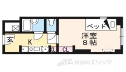 コスモリード京都今出川間取り図面