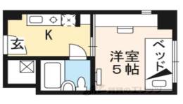 コスモリード京都今出川間取り図面