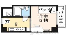 コスモリード京都今出川間取り図面
