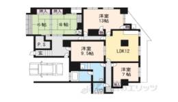 ニューシャトー東山間取り図面