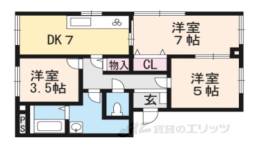 サンパティークＣ棟間取り図面