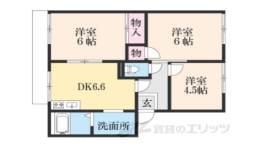 サンパティークＣ棟間取り図面