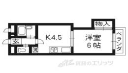 ローズコーポ瀬田１間取り図面