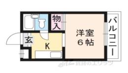 左京区マンション間取り図面