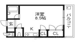 グランドハイツ柴原　Ａ／Ｂ棟間取り図面