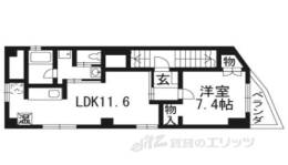 今出川うえだビル間取り図面