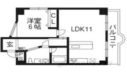 リバーロードタカノ間取り図面