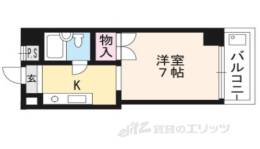 シャンブル伊川間取り図面