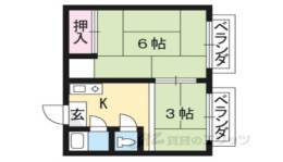 松扇荘１間取り図面