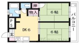ロータリーマンション修学院間取り図面