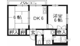 フラッツ北山間取り図面