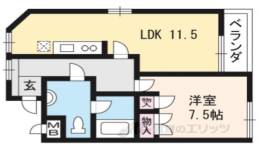 コアロード糺ノ森間取り図面