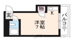 リヴァク下鴨西間取り図面