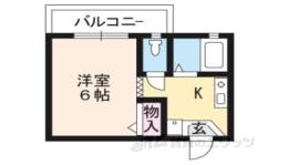 ベルヴィル二条間取り図面