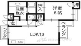 ミニヨンハウス勧修間取り図面