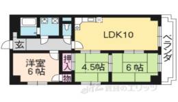 シベール勧修寺間取り図面