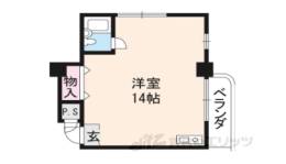 リブマンション横土井３間取り図面