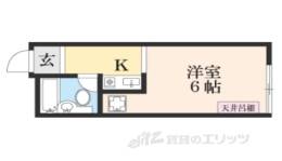 ＣＯＬＯＲＳ南草津１間取り図面