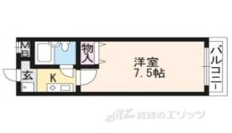 エステート朱雀間取り図面