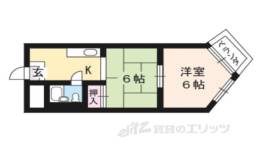 ブランドハウス京都二条城間取り図面