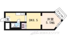 ブランドハウス京都二条城間取り図面