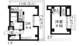 バインオークＭＥＴＳ間取り図面