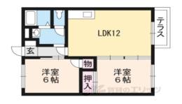 ヴィラ・ド・レステＡ棟間取り図面