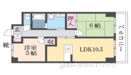 ノイシュロス御室南間取り図面