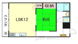 コープ鴨川Ｂ棟間取り図面