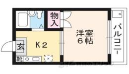 サンヴェール二条間取り図面