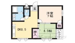 沢町ハイツ間取り図面