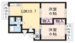 中川ハイツ間取り図面