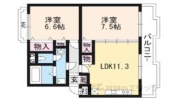 ツインヴィレッジ西野　１棟間取り図面