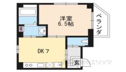 イーストパレス祇園四条間取り図面