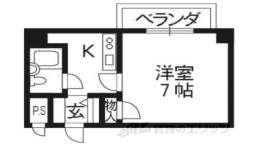デ・アッシュ西京極間取り図面