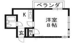 デ・アッシュ西京極間取り図面