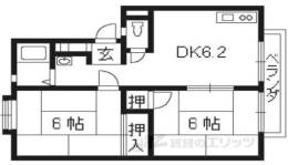 コーポセラヴィＤ棟間取り図面
