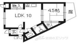 コンフォート西京極間取り図面