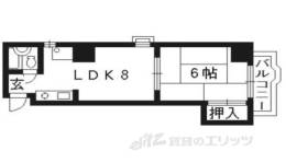 サンハイツ西京極間取り図面