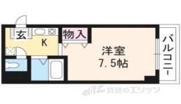 マンションシングル間取り図面
