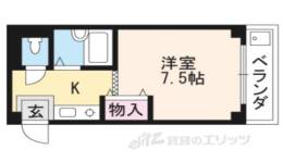 マンションシングル間取り図面
